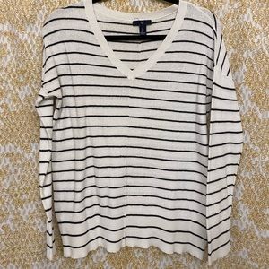 GAP long sleeved striped shirt size large